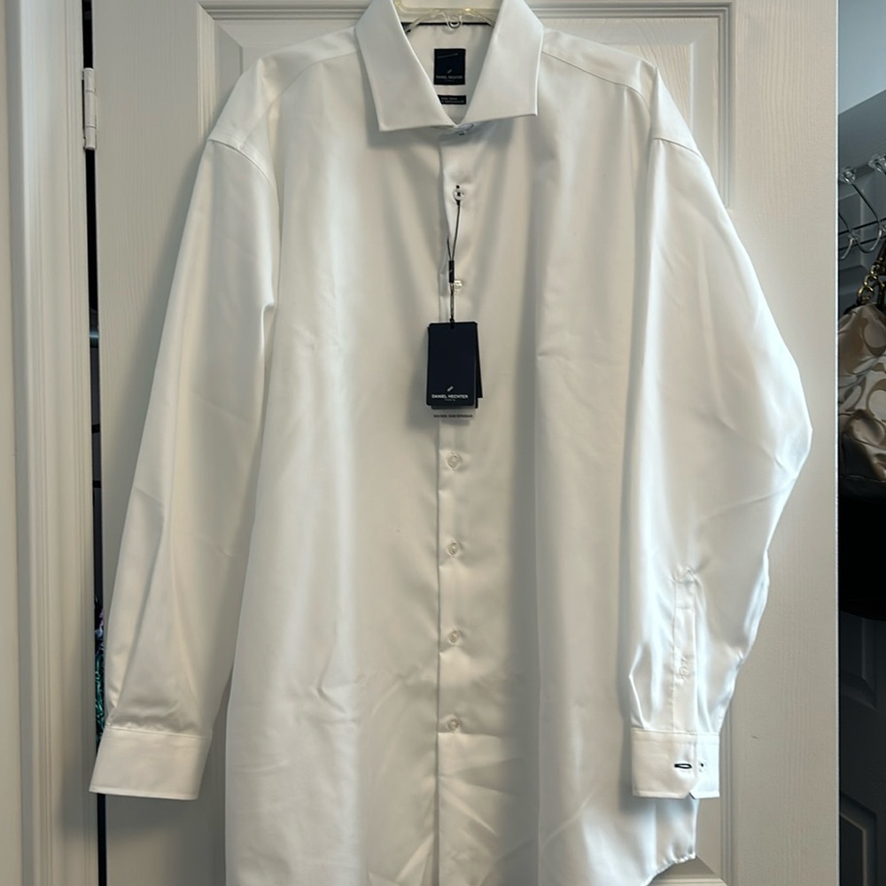 Daniel Hector white shirt